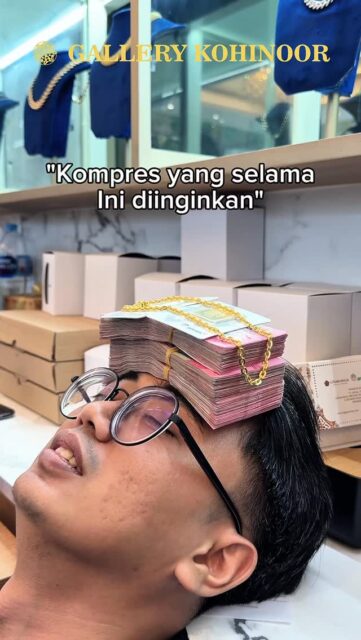 Kalau kompresnya kaya begini auto sembuh dong yaa🤭🤣
#gallerykohinoor #tokoemasbali #perhiasanemas #goldshop #fypシ❤️💞❤️