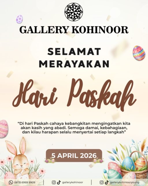 Seperti emas yang dimurnikan dalam api, iman kita diteguhkan melalui kebangkitan-Nya. 🌟
Selamat merayakan Paskah. Semoga kasih dan pengorbanan-Nya menguatkan iman kita setiap hari.✨💫
