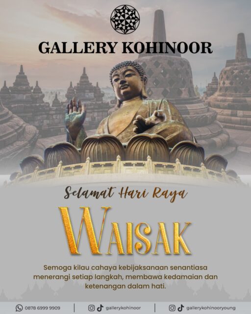 Selamat Hari Raya Waisak ✨

Semoga cahaya kebijaksanaan selalu menerangi setiap langkah,
membawa kedamaian, ketenangan, dan keseimbangan dalam hidup kita 🤍