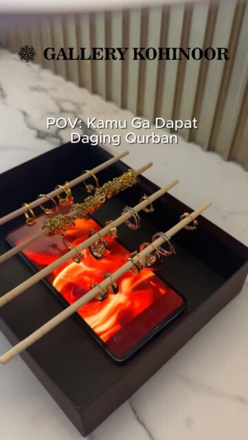 Sobat GK pada kebagian daging Qurban juga engga? ✨

#gallerykohinoor #tokoemas #goldshop #jewelry