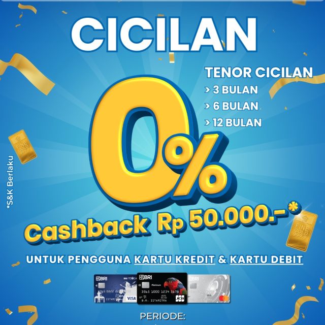Promo cicilan bank Gallery Kohinoor masih terus berlanjut loh Sobat GK!
Jangan sampai ketinggalan promonya ya! ✨
.
.
Dapatkan koleksi perhiasan emas model terbaru hanya di @gallerykohinoor
ALWAYS YOUNG & STAY GOLD🌟💫
.
.
More Info : ⤵️⤵️⤵️
Whatsapp :  087869999909 
Our outlets :
Gallery Kohinoor : Jl. Sulawesi No. 106-108, Denpasar, Bali. (0361)237925
.
New Gallery Kohinoor : Jl. Sulawesi No. 80, Denpasar, Bali. (0361)8486111
.
Gallery Kohinoor Teuku Umar : Jl. Teuku umar No. 14, Denpasar, Bali. (0361)8488999
.
.
#gallerykohinoor #goldshopbali #tokoemasbali #antam #goldjewelry

TRUSTED GOLD SHOP GALLERY KOHINOOR ⭐ GET THE BEST DESIGNS AND MODELS WITH THE BEST PRICE AND LOTS OF CHOICES HERE 💗