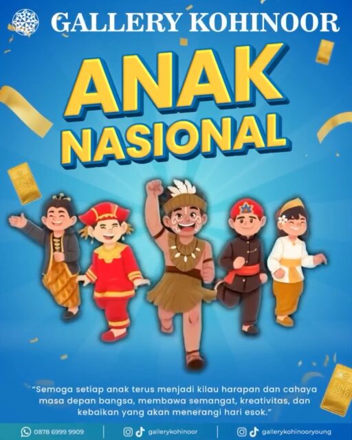 💛 Selamat Hari Anak Nasional! 💛
Emas terbaik bukan hanya yang kita simpan, tetapi juga masa depan yang kita persiapkan untuk anak-anak kita.
Semoga setiap anak Indonesia tumbuh sehat, bahagia, berani bermimpi, dan mendapatkan kesempatan untuk meraih masa depan yang gemilang.
# goldjewelry
Karena investasi terbaik selalu dimulai dari keluarga. ✨
#gallerykohinoor #goldshopbali #tokoemasbali #antam #goldjewelry