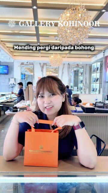 Emang lebih baik jujur ya Sobat GK 😭
#gallerykohinoor #tokoemas #perhiasanemas #goldshop #jewelry